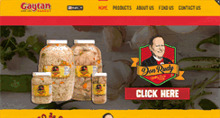 Desktop Screenshot of gaytanfoods.com